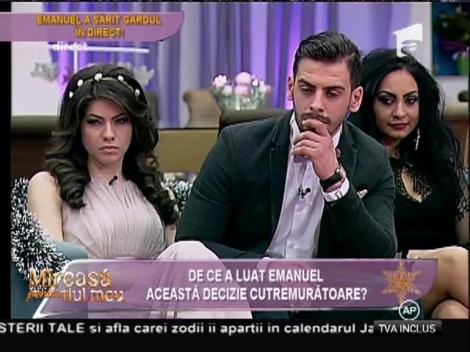 Emanuel a sărit gardul în direct!