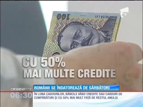 Românii se îndatorează de sărbători