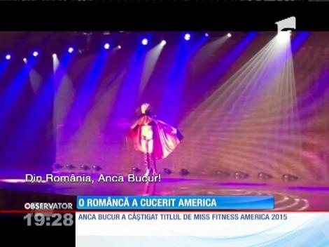 Anca Bucur a câştigat titlul de Miss Fitness America 2015