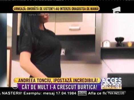 Andreea Tonciu şi-a arătat burtica de gravidă! Îmbrăcată într-o rochie scurtă şi mulată, bruneta a lăsat să se vadă totul