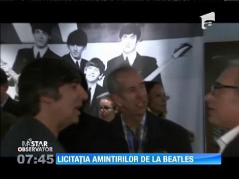 Bateria grupului Beatles a fost vândută la licitaţie