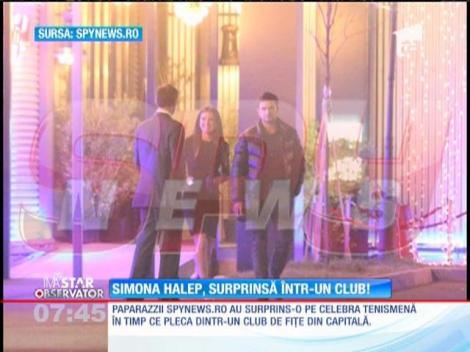 Simona Halep, surprinsă într-un club!