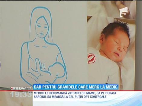 Gravidele primesc gratuit hăinuţe pentru bebeluşi dacă merg la medic!