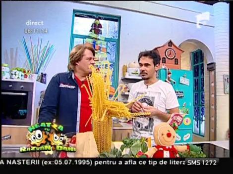 Reţeta lui Vladutz: "Paste răsfăţate cu arome"