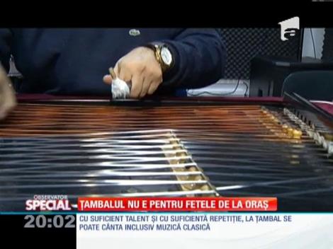 Special! Ţambalul, unul dintre instrumentele de bază ale muzicii populare