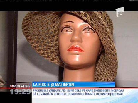 Mărfurile confiscate de către Fisc sunt scoase la vânzare