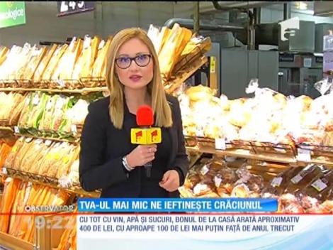 TVA-ul mai mic ne ieftineşte Crăciunul