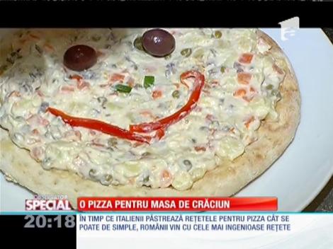 Special! O pizza pentru masa de Crăciun