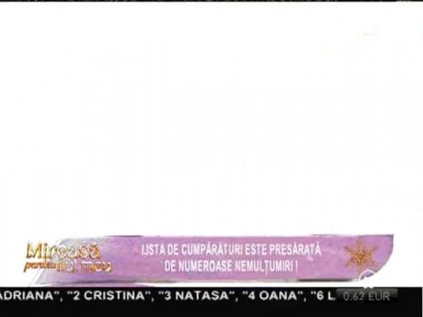 Luiza: "Loredana m-a insultat la alcătuirea listei de cumpărături"