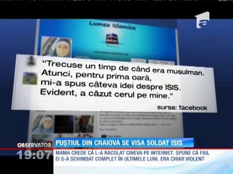 Adolescentul din Craiova, reţinut pentru propagandă ISIS, ar fi vrut să se alăture grupării