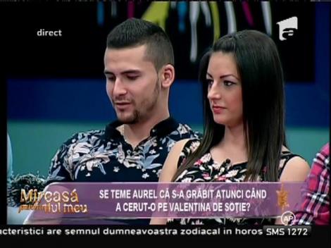 Aurel şi Valentina, o nouă discuţie în contradictoriu! De ce s-au certat aceştia