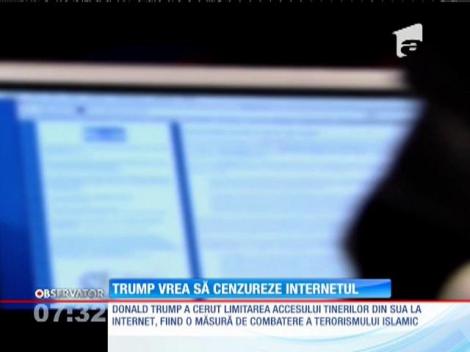 Donald Trump a propus limitarea accesului tinerilor la Internet