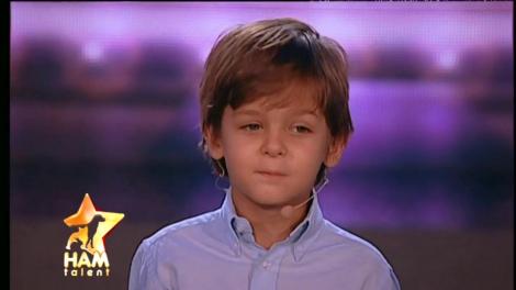 Cel mai sincer copil de la ”Ham Talent”! Juraţii au rămas fără cuvinte când au auzit ce prostii face