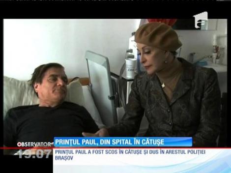 Paul Lambrino a ieşit în cătuşe de la DNA Braşov. Autointitulatul prinţ de România a fost reţinut în dosarul retrocedărilor ilegale