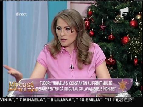 Tudor: "Mihaela și Constantin au primit multe mesaje pentru că discutau cu lavalierele închise!"