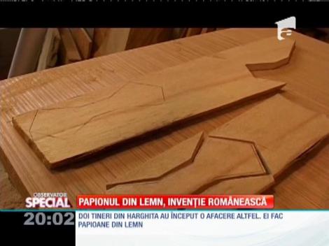 SPECIAL! Papionul din lemn, invenţie românească