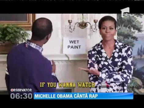 Michelle Obama cântă rap! Şi o face foarte bine