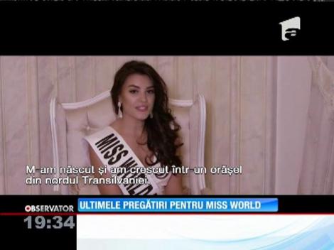 Ultimele pregătiri pentru Miss World 2015