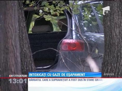 Intoxicație fatală cu gaze de eșapament
