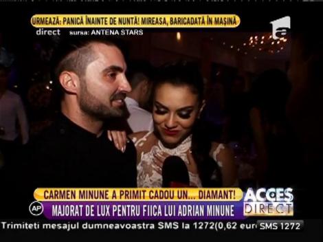 Carmen Minune a primit cadou un diamant și o petrecere de majorat demnă de o prințesă!