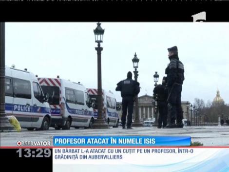 Un educator de la o grădiniţă din Franţa a fost atacat într-o sală de clasă de către un simpatizant al grupării Stat Islamic