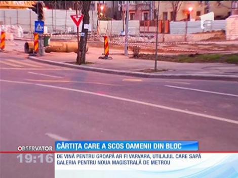 Cârtiţa Varvara a îngropat un bulevard, un bloc şi micile afaceri din zona Eroilor