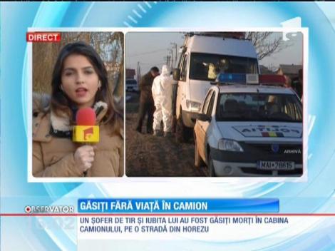 Un şofer de TIR şi iubita lui au fost găsiţi morţi în cabina camionului