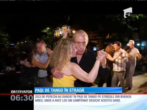 S-a dansat în paşi de tango pe străzile din Buenos Aires!