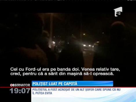 Agent de la Rutieră, rănit în misiune, în Bucureşti