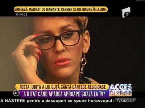 Dana Roba, fosta iubită a lui Nicolae Guţă, cântă colinde