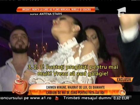 Majorat cu diamante! Cadouri de lux pentru Carmen Minune!
