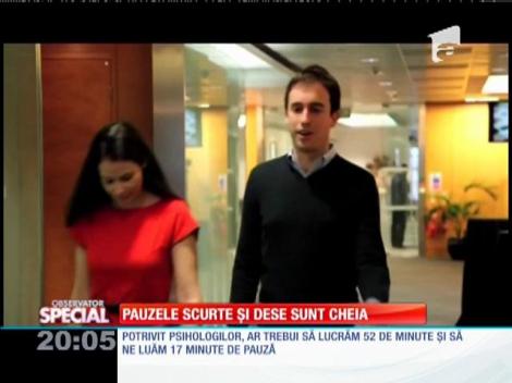 Special! Cercetătorii au demonstrat că zicala "Pauzele lungi şi dese cheia marilor succese" este adevărată