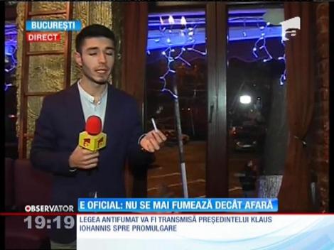 Update / Fumatul, interzis în spaţiile publice