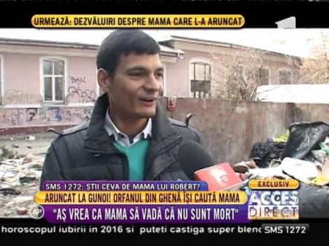 Aruncat la gunoi! Orfanul din ghenă își caută mama