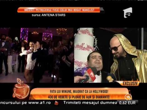 Carmen Minune, majorat ca la Hollywood! 400 de vedete şi o ploaie de diamante!