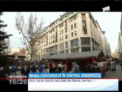 Magia Crăciunului a ajuns în centrul Budapestei