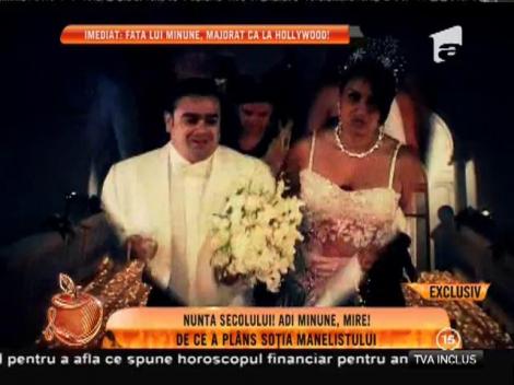 Nunta secolului! Adi Minune şi Cati au strălucit la propria nuntă