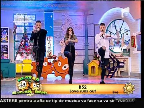 Tudor, Vlad și Andra, de la B52, show de senzaţie! Au cântat "Love Runs Out" de la  OneRepublic şi au fost magnifici