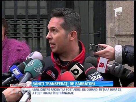 Doi dintre răniţii din Colectiv vor fi transferaţi în străinătate