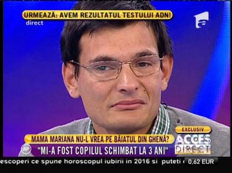 Robert: "De Crăciun, nu vreau să fiu singur"