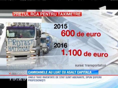 Protestul transportatorilor, proba de foc a Bucureştiului