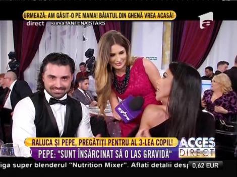 Raluca şi Pepe, pregătiţi pentru cel de-al treilea copil