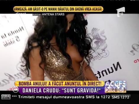 Daniela Crudu: "Sunt gravidă"