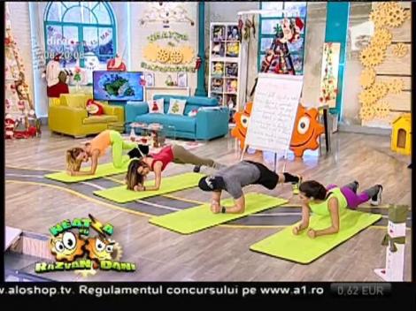 Fitness la Neatza! Meniul Zilei: Flotări, sărituri şi abdomene