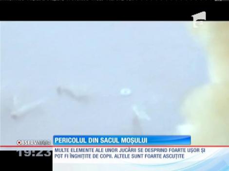 Inspectorii de la protecţia consumatorului au descopertit că şapte din zece jucării îi pot răni pe cei mici