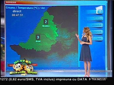 Vremea se răcește considerabil în weekend! Prognoza meteo, cu Flavia Mihășan