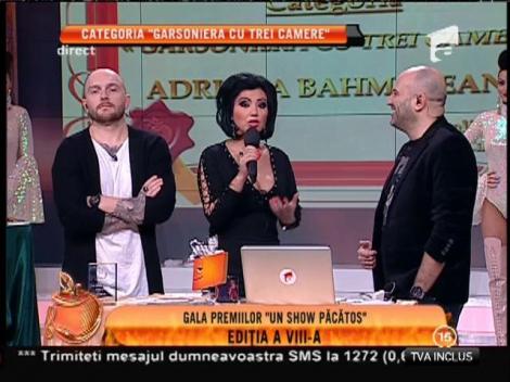 Adriana Bahmuţeanu, câştigătoare la categoria "Garsoniera cu trei camere"