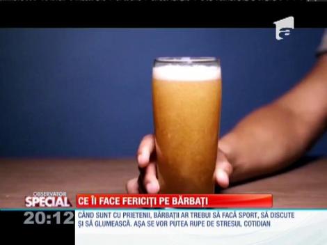 SPECIAL! Ca să fie fericit, un bărbat căsătorit trebuie să iasă în oraş, la o bere, de două ori pe săptămână.