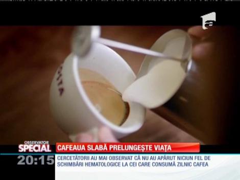 SPECIAL! Cafeaua slabă prelungeşte viaţa