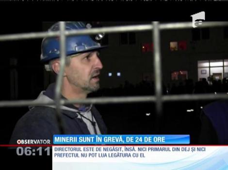 Minerii de la salina Ocna Dej sunt în grevă, de 24 de ore